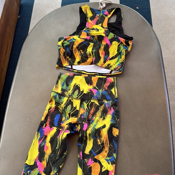 Lululemon set top size 8 leggings S - Picture 2 of 2